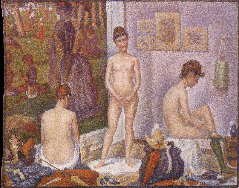 Georges Seurat Les Poseuses china oil painting image